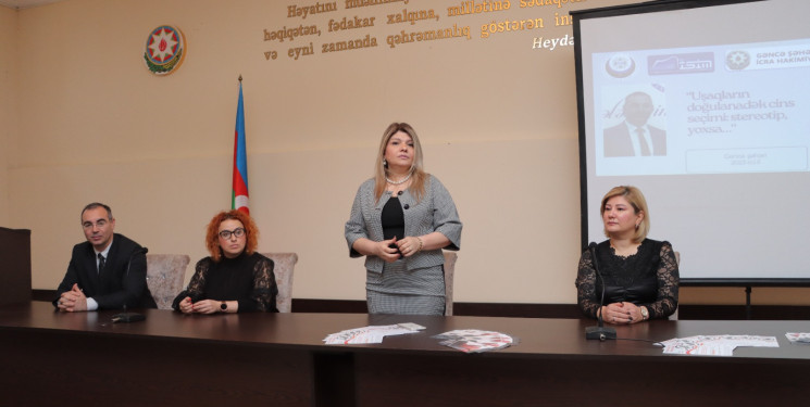 Gəncədə “Doğulacaq uşağın cinsinin seçilməsi ilə mübarizə” mövzusunda maarifləndirmə tədbiri keçirilib