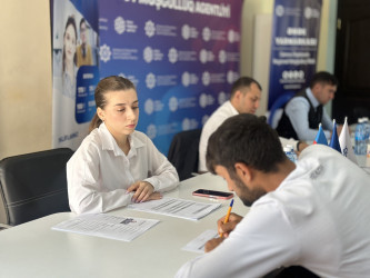 Gəncədə növbəti əmək yarmarkası keçirilib