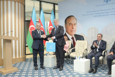 Gəncədə “Heydər Əliyev məktəbi” layihəsinin üçüncü mərhələsinin açılış mərasimi keçirilib
