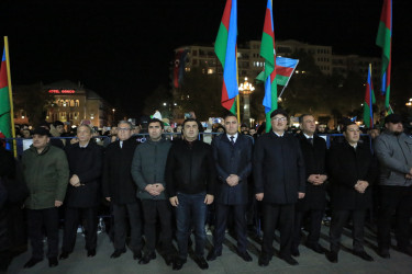 Gəncədə Zəfər Gününə həsr olunmuş möhtəşəm konsert proqramı keçirilib