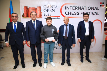“Ganja Open 2025” beynəlxalq şahmat festivalı başa çatıb