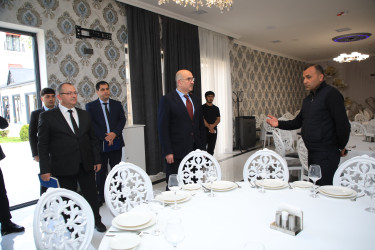 Gəncədə yeni istifadəyə verilən hotelə baxış keçirilib