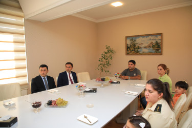 Gəncədə şəhid övladlarına məktəb ləvazimatları təqdim olunub