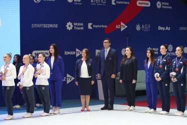 Gəncədə aerobika gimnastikası üzrə 14-cü Avropa Çempionatı yekunlaşıb