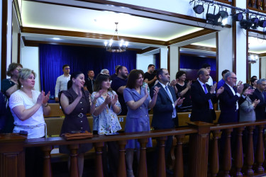 Gəncə Dövlət Milli Dram Teatrında “Zəhri-Mar” tamaşasının premyerası keçirilib