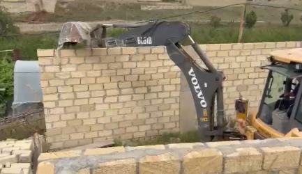 Gəncədə qanunsuz tikintiyə qarşı nəzarət tədbirləri davam etdirilir