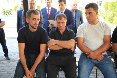 Niyazi Bayramov növbəti dəfə vətəndaşlarla səyyar qəbul keçirib