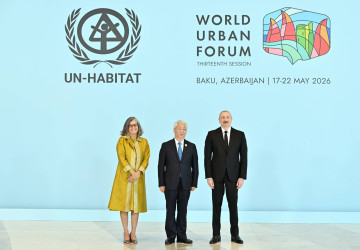 Prezident İlham Əliyev Bakıda Ümumdünya Şəhərsalma Forumunun 13-cü Sessiyasının (WUF13) açılış mərasimində iştirak edir