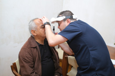 Gəncədə “Ahıllar üçün günərzi qayğı mərkəzi”ndə 30-a yaxın şəxs tibbi müayinədən keçirilib