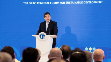 Niyazi Bayramov Tbilisidə keçirilən XVI Regional Dayanıqlı İnkişaf Forumunun açılış mərasimində iştirak edib