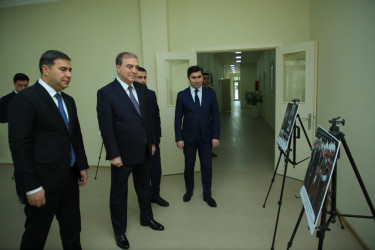 Niyazi Bayramov 5 nömrəli körpələr evi-uşaq bağçasının açılış mərasimində iştirak edib