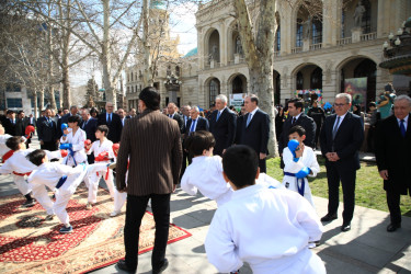 Gəncədə İlaxır çərşənbə və Novruz bayramı qeyd olunub