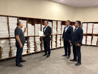 Niyazi Bayramov III MDB Oyunları öncəsi Gəncə İdman Sarayında aparılan hazırlıq işləri ilə tanış olub