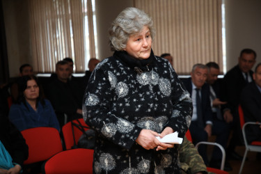 Niyazi Bayramov 1 nömrəli tam orta məktəbdə vətəndaşlarla görüşüb