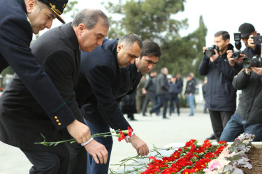 Gəncədə 20 Yanvar – Ümumxalq Hüzn Gününün 35-ci ldönümü ilə əlaqədar olaraq anım mərasimi keçirilib