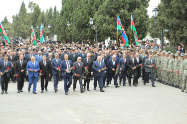 Gəncədə Anım Günü ilə əlaqədar olaraq ümumşəhər tədbiri keçirilib