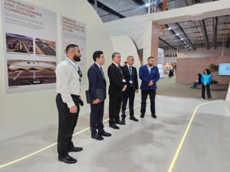 Niyazi Bayramov "Urban Expo" sərgisində Azərbaycan pavilyonu ilə tanış olub
