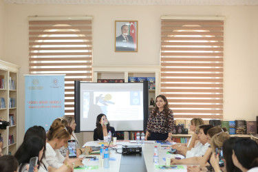 Gəncədə “Uğura doğru addımla - biznes fəaliyyəti təlimləri” layihəsi çərçivəsində təlim keçirilib
