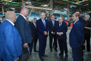 Belarus nümayəndə heyəti Gəncə Avtomobil Zavodunda olub