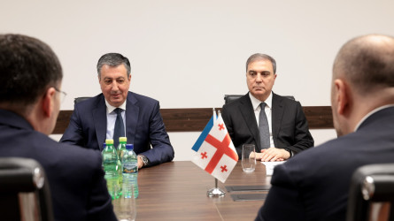 Niyazi Bayramov Tbilisi Şəhər Bələdiyyə Məclisinin sədri və şəhərin vitse-meri ilə görüşüb