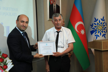 YAP Gəncə şəhər təşkilatının yaradılmasının 32 illiyi münasibətilə tədbir keçirilib