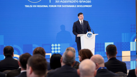Niyazi Bayramov Tbilisidə keçirilən XVI Regional Dayanıqlı İnkişaf Forumunun açılış mərasimində iştirak edib
