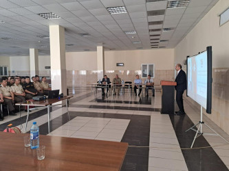 Gəncədə N saylı hərbi hissədə 15 İyun – Milli Qurtuluş Gününə həsr olunmuş tədbir keçirilib