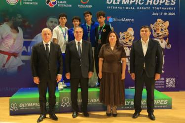 Gəncə İdman Sarayında “Olimpiya Ümidləri” beynəlxalq karate turniri keçirilib