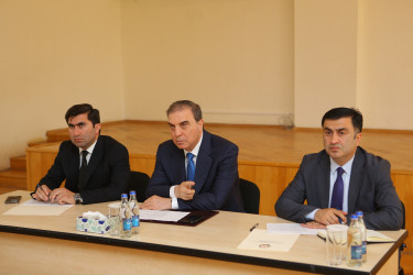 Niyazi Bayramov 3 nömrəli tam orta məktəbdə vətəndaşlarla görüş keçirib