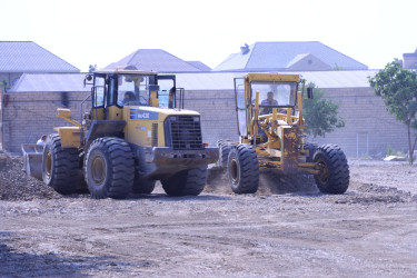 Niyazi Bayramov növbəti dəfə şəhərdə aparılan təmir-tikinti işlərinin gedişatı ilə yerində tanış olub