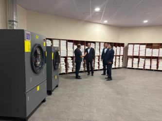 Niyazi Bayramov III MDB Oyunları öncəsi Gəncə İdman Sarayında aparılan hazırlıq işləri ilə tanış olub