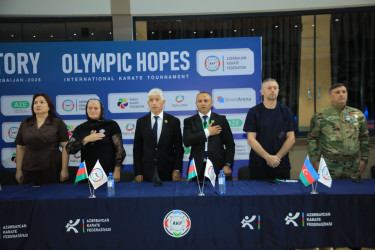 Gəncə İdman Sarayında “Olimpiya Ümidləri” beynəlxalq karate turniri keçirilib
