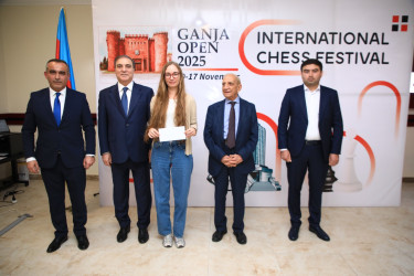 “Ganja Open 2025” beynəlxalq şahmat festivalı başa çatıb