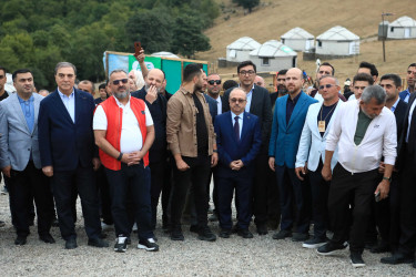 Niyazi Bayramov IV Milli Yaylaq Festivalında iştirak edib