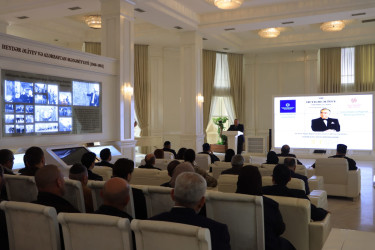 Gəncədə “Heydər Əliyev: dəyərlərimizin xilaskarı” mövzusunda tədbir keçirilib