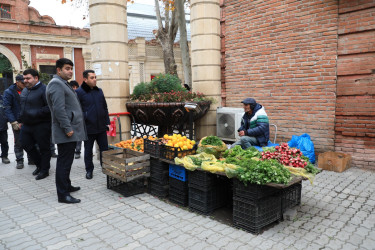 Gəncədə qanunsuz küçə ticarətinə qarşı reydlər davam edir