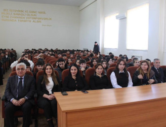 “Gəncənin mədəni irsini tanıyaq” mövzusunda maarifləndirici  tədbir keçirilib