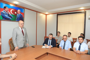 Gəncədə məşğulluğa kömək göstərən əlaqələndirmə komitəsnin daha bir maarifləndirmə tədbiri keçirilib