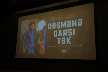 Gəncədə Milli Qəhrəman Natiq Qasımova həsr olunan film nümayiş etdirilib