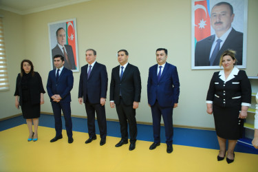 Niyazi Bayramov 5 nömrəli körpələr evi-uşaq bağçasının açılış mərasimində iştirak edib