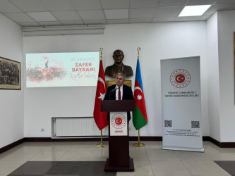 Gəncədə Türkiyənin 30 Avqust – Zəfər Bayramı Günü münasibətilə tədbir keçirilib