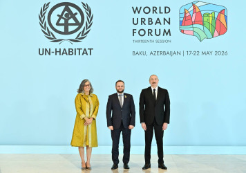 Prezident İlham Əliyev Bakıda Ümumdünya Şəhərsalma Forumunun 13-cü Sessiyasının (WUF13) açılış mərasimində iştirak edir