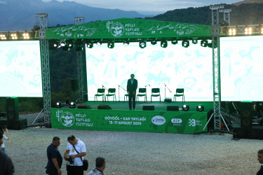 Niyazi Bayramov IV Milli Yaylaq Festivalında iştirak edib