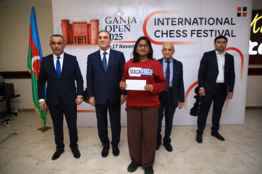 “Ganja Open 2025” beynəlxalq şahmat festivalı başa çatıb