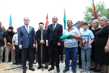 Gəncədə Birinci Qarabağ müharibəsi şəhidi Akif Abbasovun dəfn mərasimi keçirilib