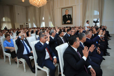 YAP Gəncə şəhər təşkilatının onuncu hesabat konfransı keçirilib