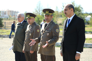 Gəncədə hərbiləşdirilməmiş mülki müdafiə qüvvələrinin xəbərdarlıq və toplanış üzrə məşqi keçirilib