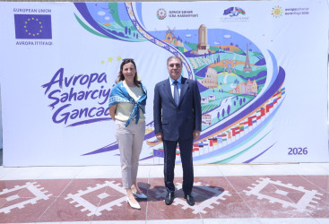 Gəncədə “Avropa Şəhərciyi – 2026” tədbirinin açılış mərasimi keçirilib