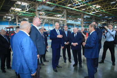 Belarus nümayəndə heyəti Gəncə Avtomobil Zavodunda olub