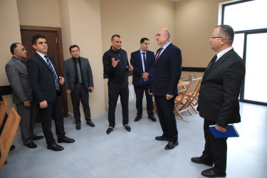 Gəncədə yeni istifadəyə verilən hotelə baxış keçirilib